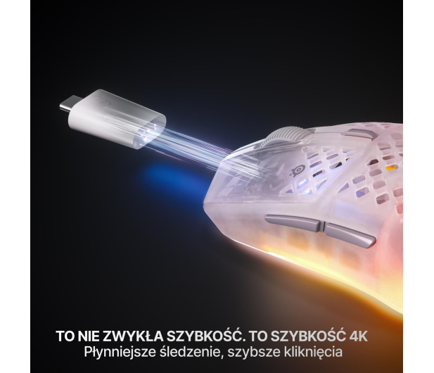 SteelSeries Aerox 3 WL Gen 2 (Ghost) - 1512555 - zdjęcie 8